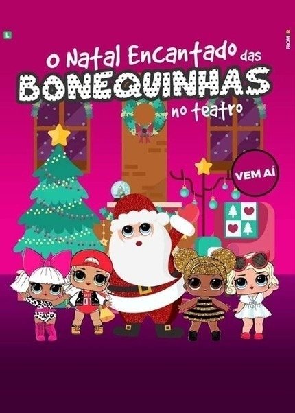 O Natal encantado das bonequinhas