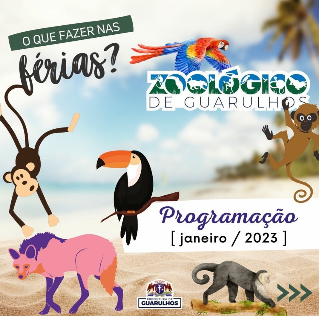 Zoológico de Guarulhos tem programação especial para as férias escolares